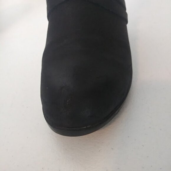 Arizona Jean Company Olympia women's size 6 black strappy block heel booties - Picture 11 of 16